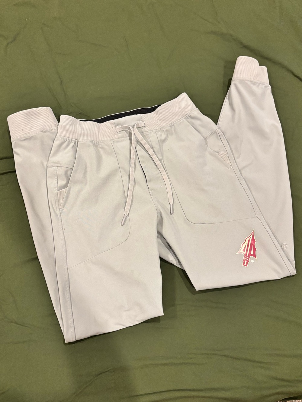 Lululemon FSU Light Gray Men’s Tapered Joggers Florida State University